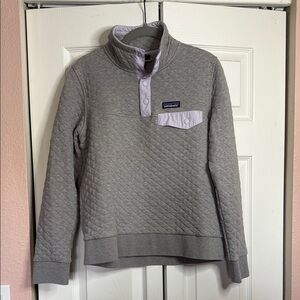 Patagonia Organic Cotton Quilted Snap T Pullover Size S